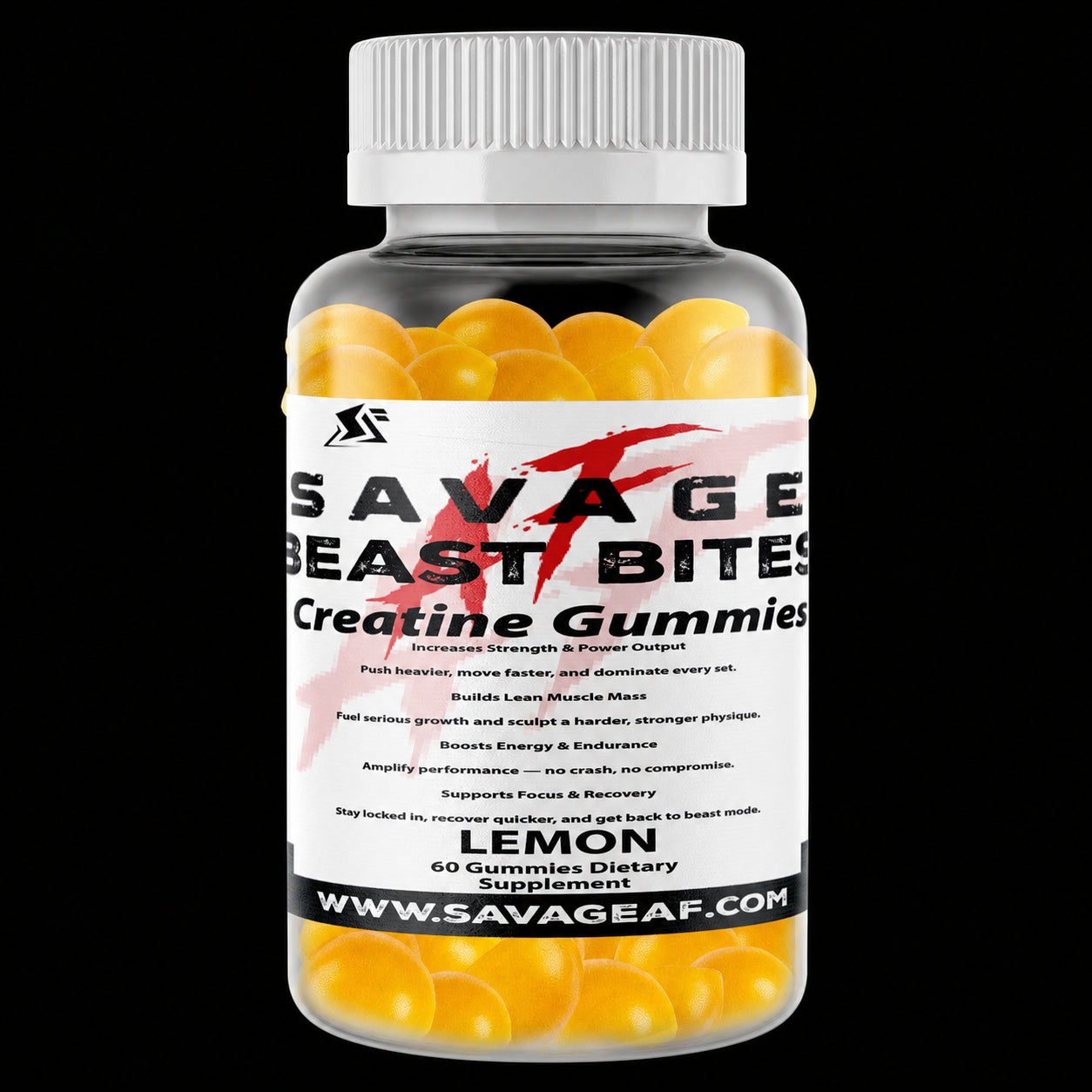 Apex Savage Stack | Ultra Edge + Nitro Charge Gummies + Beast Bites Gummies | Elite Performance Stack - Product Bottle View 3