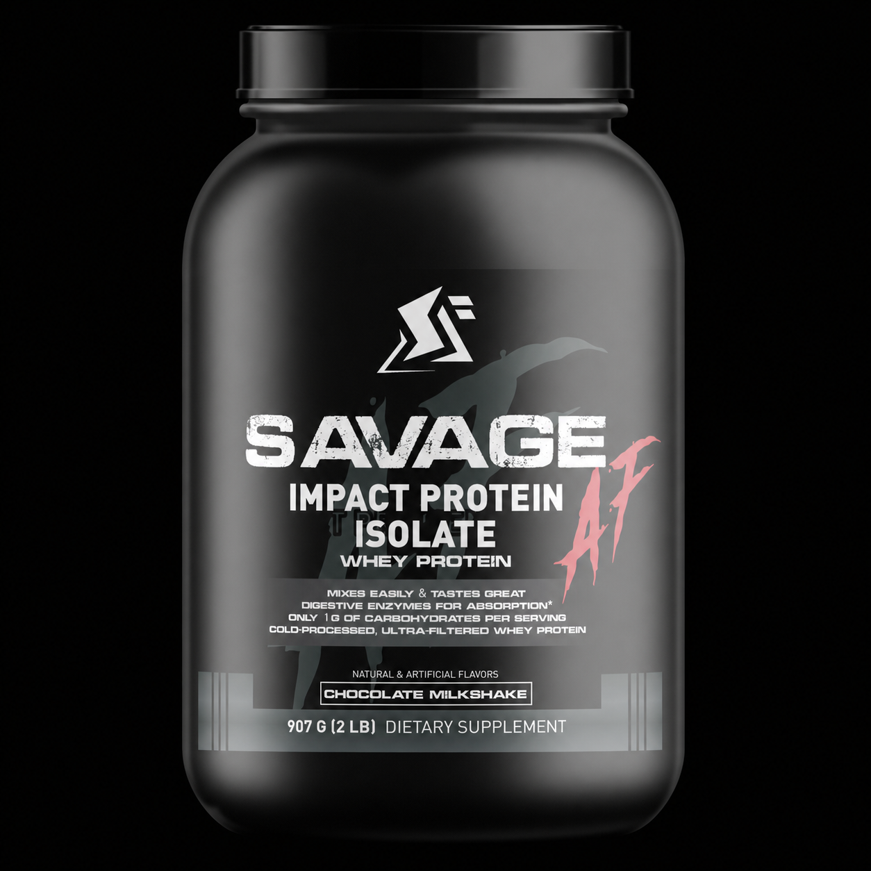 Savage Bulk Stack | 2lb Choc Whey + Vanilla Prime Bulk + Max Muscle Creatine | Mass Gainer Stack - Product Bottle View 1