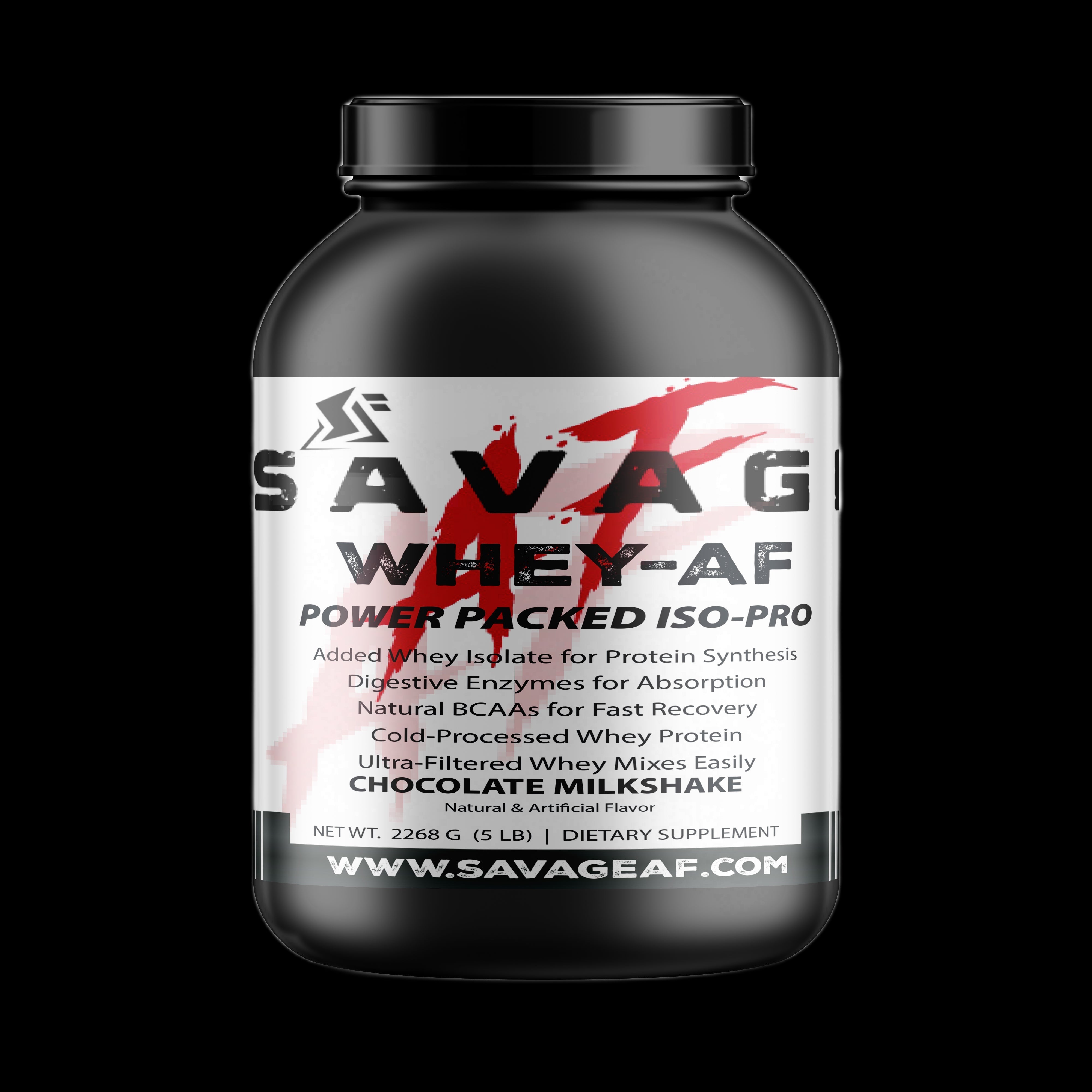 Savage Bulk Stack | 5lb Choc Whey + Choc Prime Bulk + Max Muscle Creatine | Mass Gainer Stack - Product Bottle View 1
