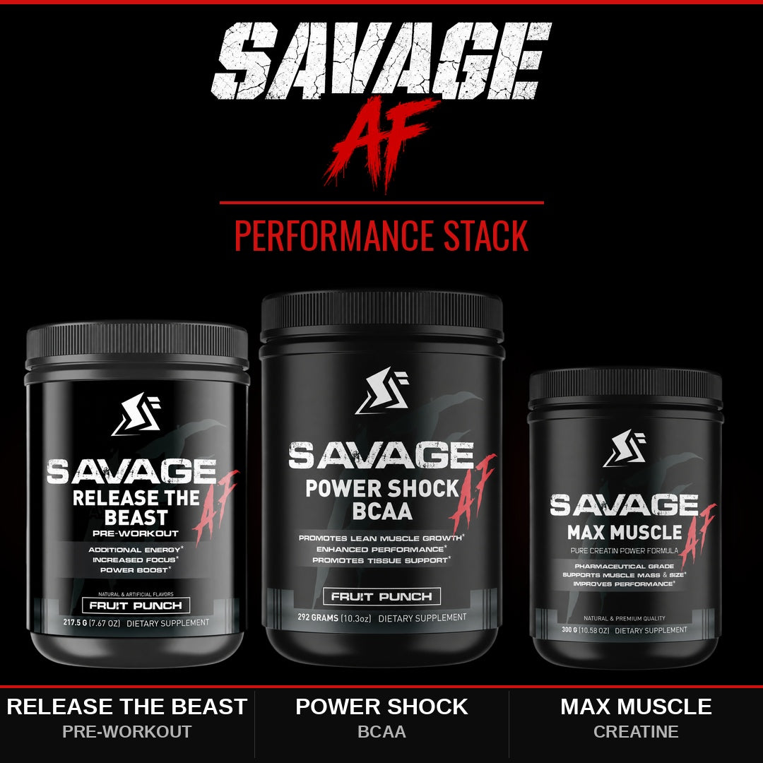 Performance Stack | Pre-Workout + BCAA + Creatine | Strength, Energy & Recovery Bundle - Main Product Image