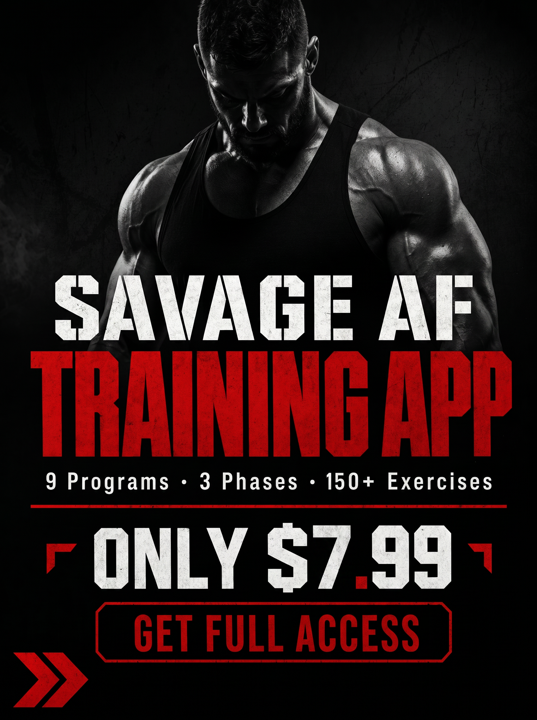 SavageAF Training App - Get Full Access for $7.99