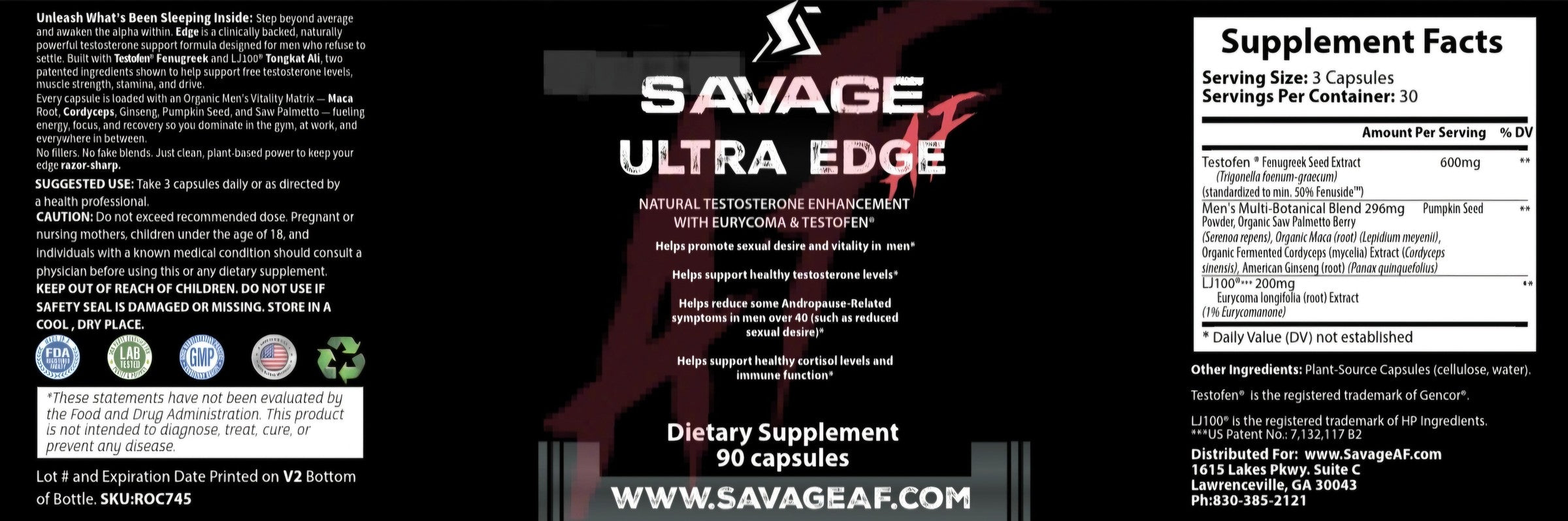 Apex Savage Stack | Ultra Edge + Nitro Charge Gummies + Beast Bites Gummies | Elite Performance Stack - Product Image 5