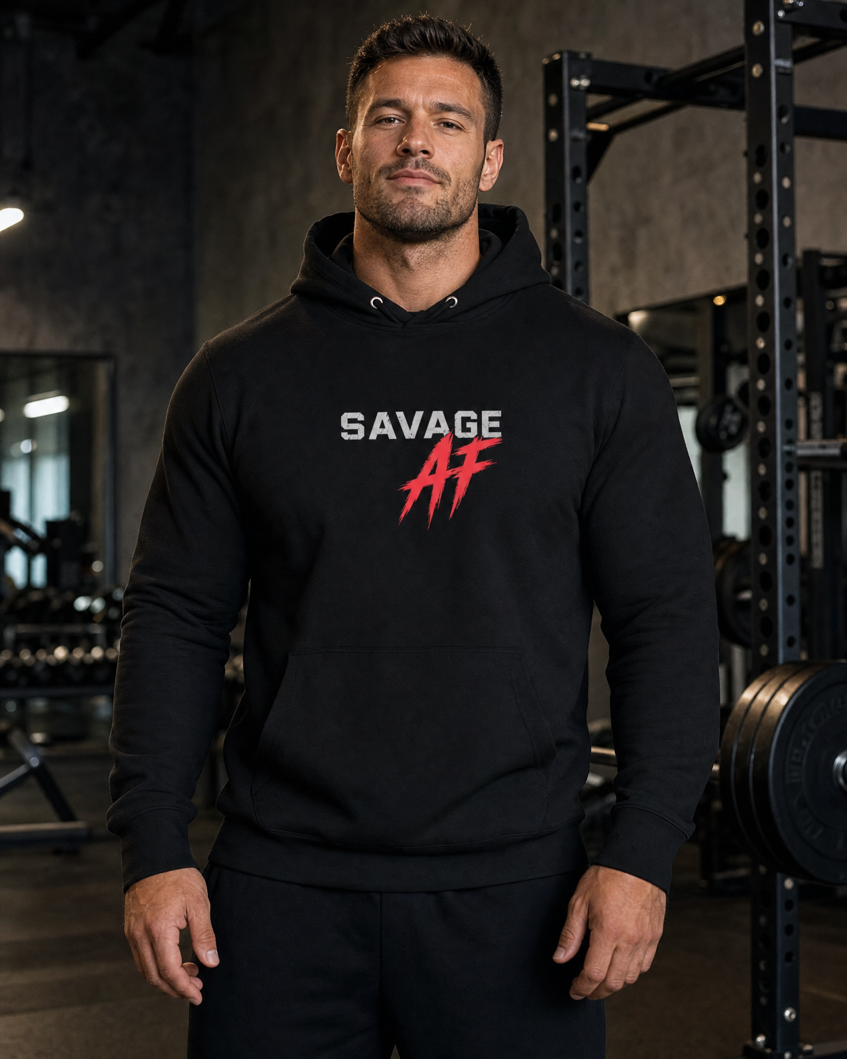 Keep FXXXIN GOIN Unisex Premium Hoodie - Savage AF - fit male gym lifestyle
