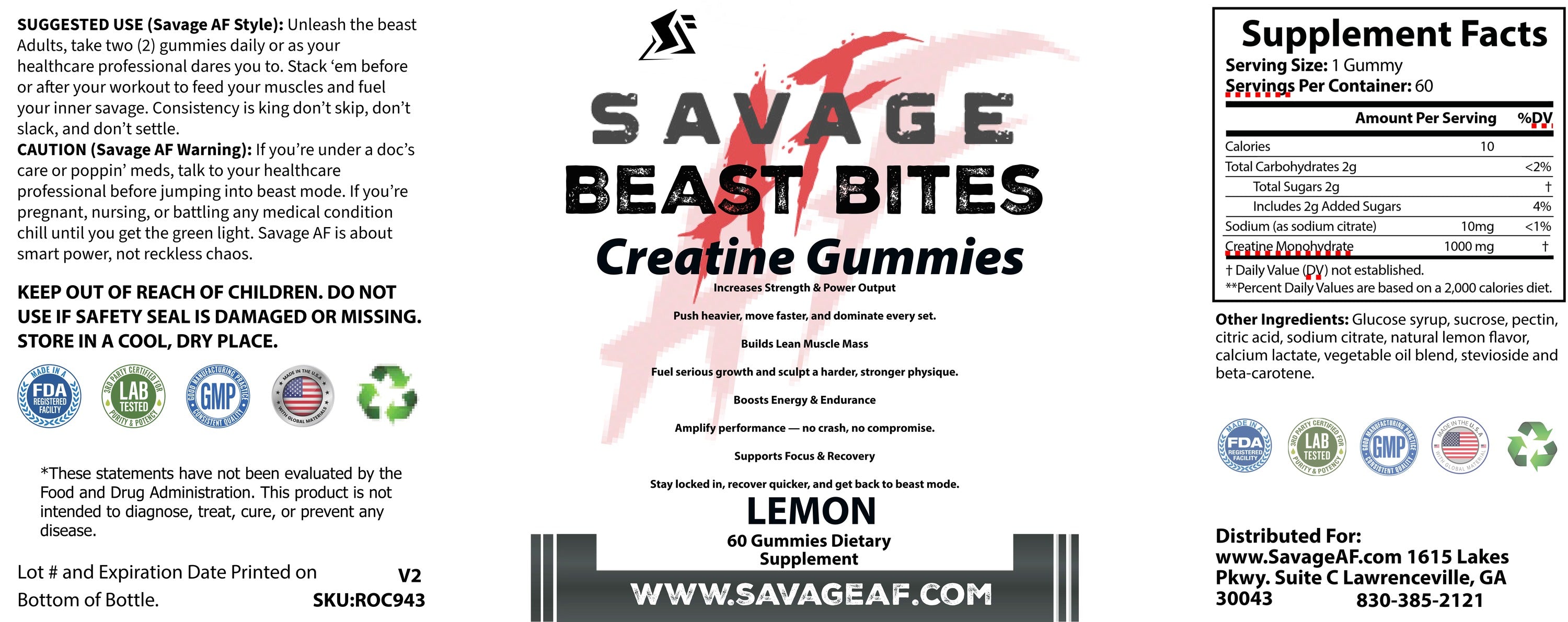 Apex Savage Stack | Ultra Edge + Nitro Charge Gummies + Beast Bites Gummies | Elite Performance Stack - Product Image 7