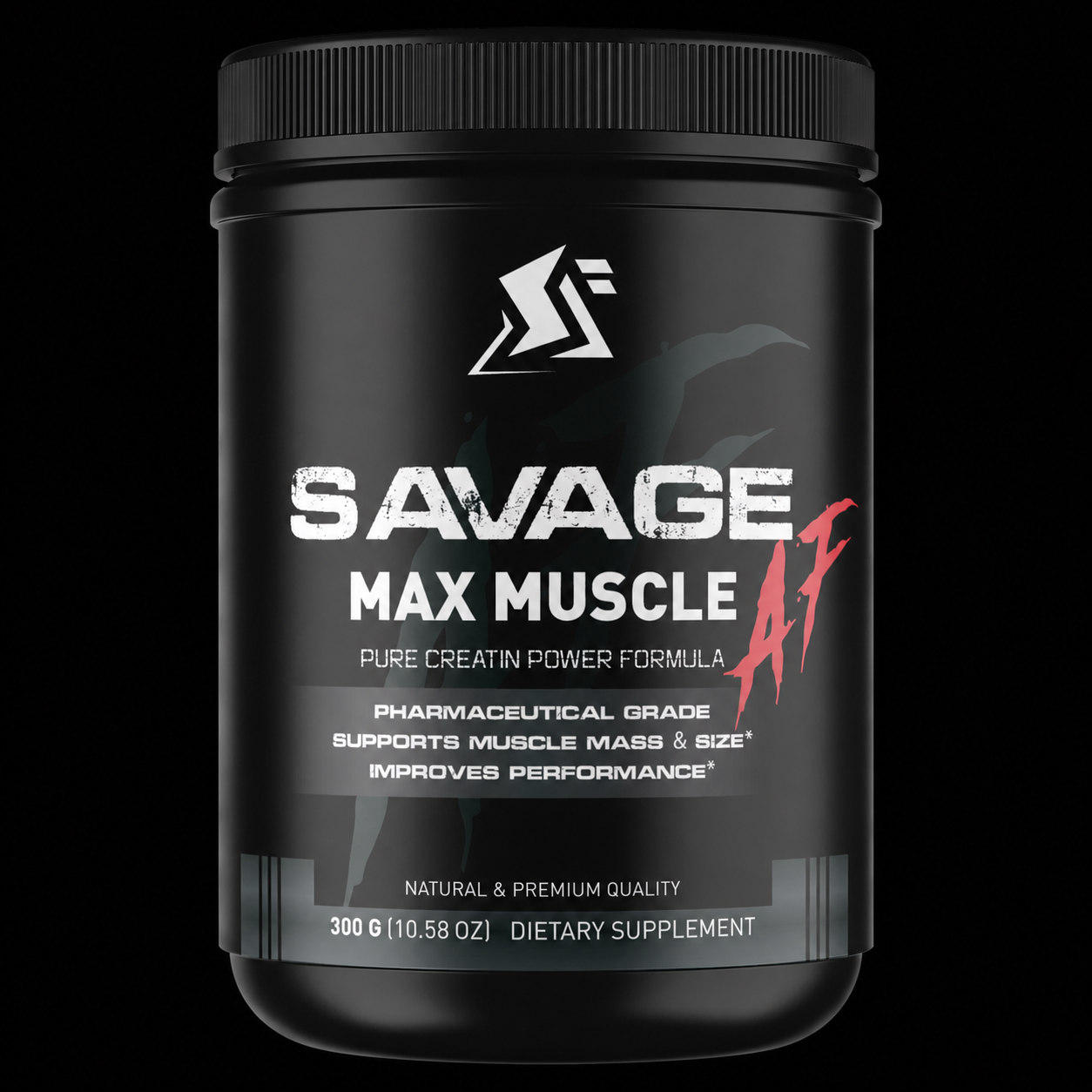 Max Muscle Creatine bottle