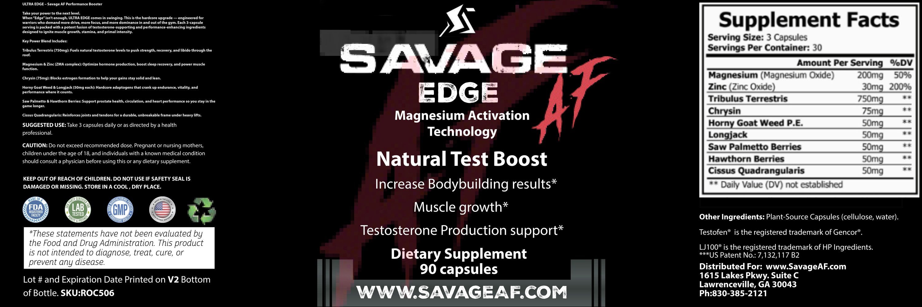 Dominance Stack | Testosterone Booster + Nitric Oxide + Creatine Gummies | Performance Bundle - Product Image 5