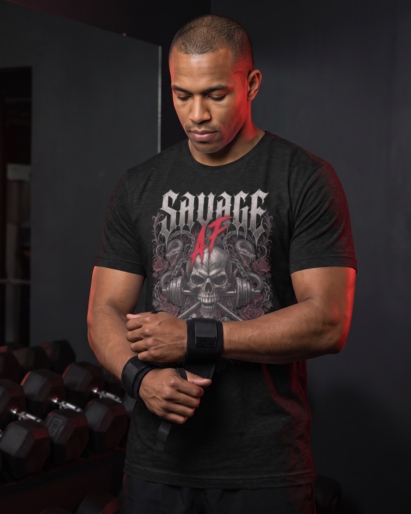Keep FXXKIN GOIN Gym Motivation Tee - exact design, full-size 4:5 collection image